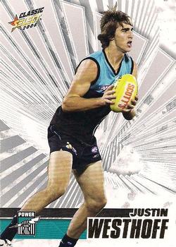 2008 Select AFL Classic #110 Justin Westhoff Front